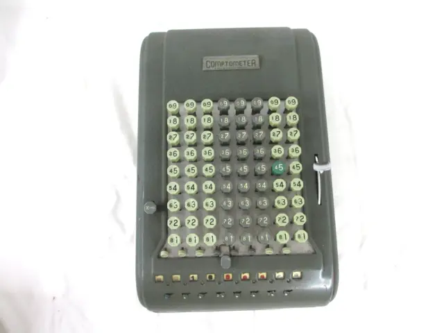 Vintage Felt & Tarrant Comptometer Trade Adding Machine