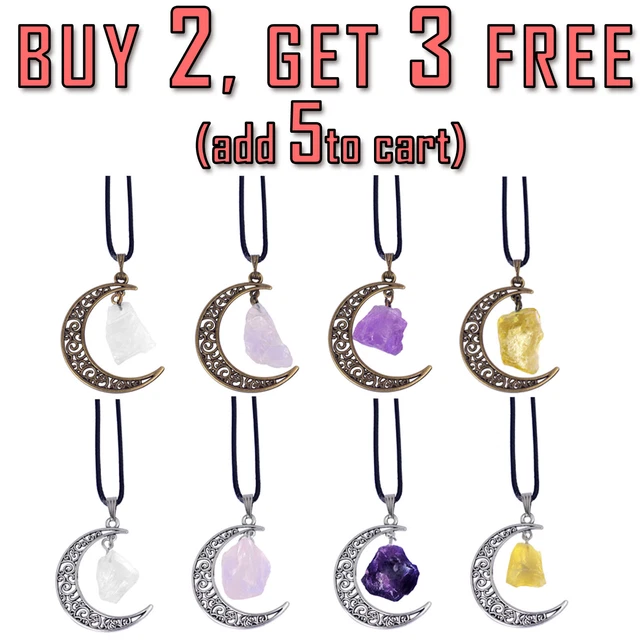 Chakra Healing Pendant Necklace Natural Spiritual Witchcraft Reiki Quartz