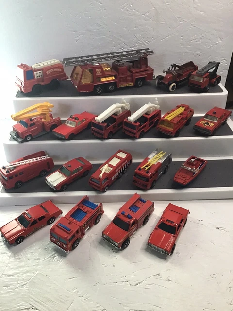 Matchbox Corgi Hot Wheels Etc  Fire Engine Job Lot 19 Total
