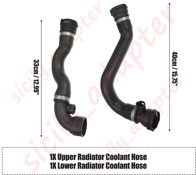 7-Piece BMW Coolant Hose Kit - Expansion Tank & Radiator Hoses For 323/325/328/330 Models