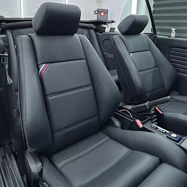 Sitzbezüge für BMW E30 Sportsitze Bezüge Ledersitze Sitzwange Seitenwange  türkis