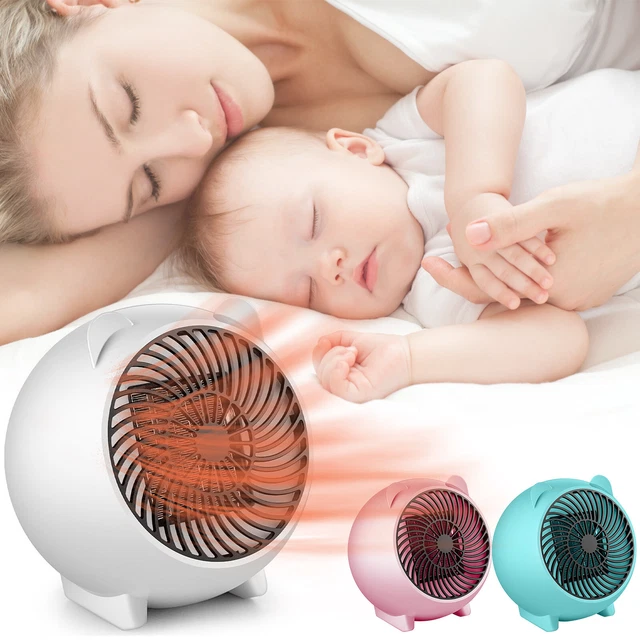 Fireplace Blower Fan Kit Portable Fan Heater Desktop Cartoon Heater Suitable For