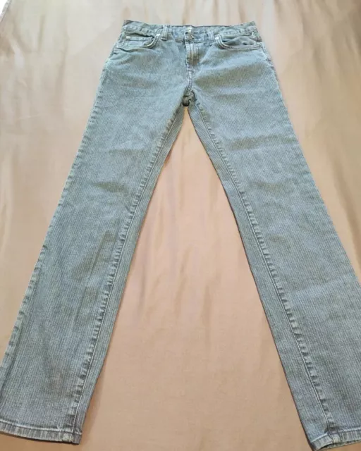 Seven 7 For All Mankind Slimmy Stretch Girls 14 Jeans striped Denim