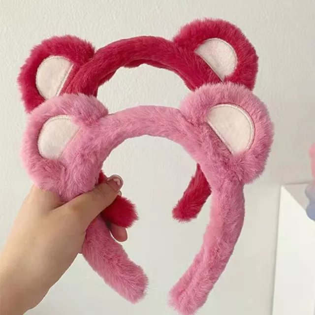 Peludo Ala Ancha Diadema Lolita Bonito Accesorio para Pelo Piel Sintética Nue <