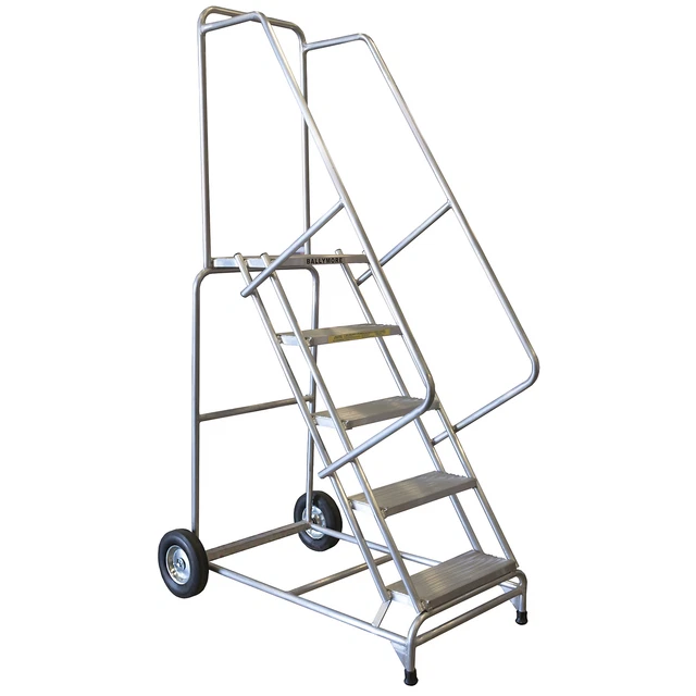 Ballymore Rolling Ladder Overall Height 83 in Steps 5 Cap 300 lb