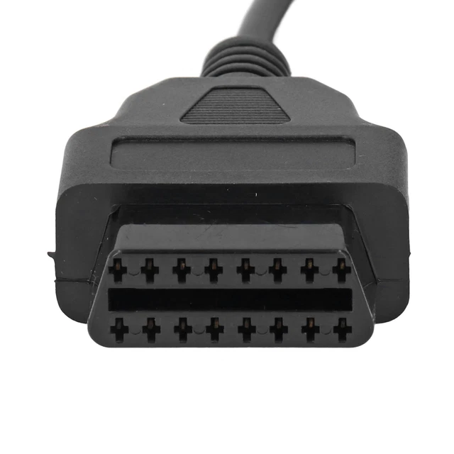 adatto per diagnose adatto per diagnose Cavo diagnostico, 4 pin per OBD2 Lettore di codici di errore Cavo diagnostico per scanner per moto