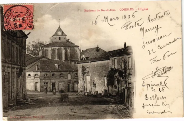 CPA Environs de Bar-le-Duc -Combles - L'Eglise (178668)