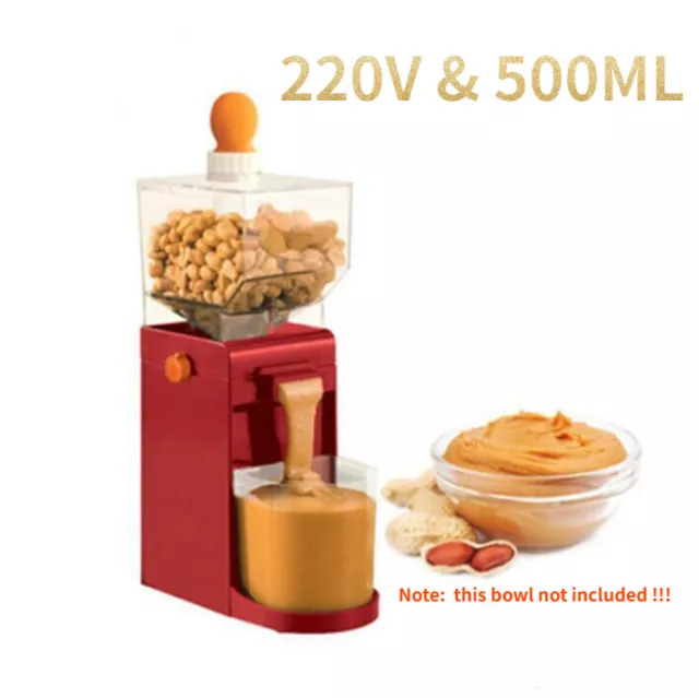 500ML 220V New Home Electric Peanut Butter Machine Grinder Maker Grinding  Tool