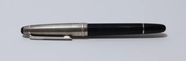 Montblanc Meisterstuck Doue Solitaire Sterling Silver Pix Fountain Pen (Germany)