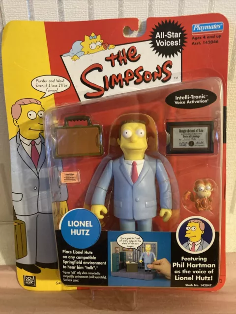 Bnib Playmates Interactive The Simpsons All Star Series Lionel Hutz Figure Wos
