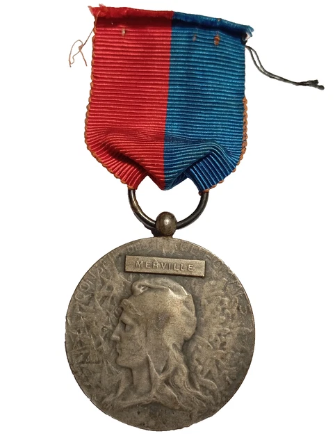 Médaille Civile Des Prud'hommes Française - Réf. 25456, Taille Ordonnance, Occasion En Bon état