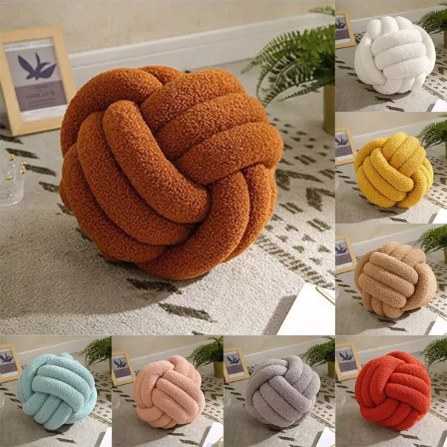 Soft Knot Ball Cushions Bed Stuffed Pillow Home Decor Cushion Ball Plush Throw