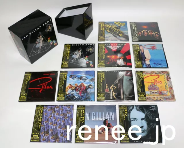 IAN GILLAN BAND / JAPAN Mini LP CD x 12 titles + PROMO BOX Set!! - Deep Purple -