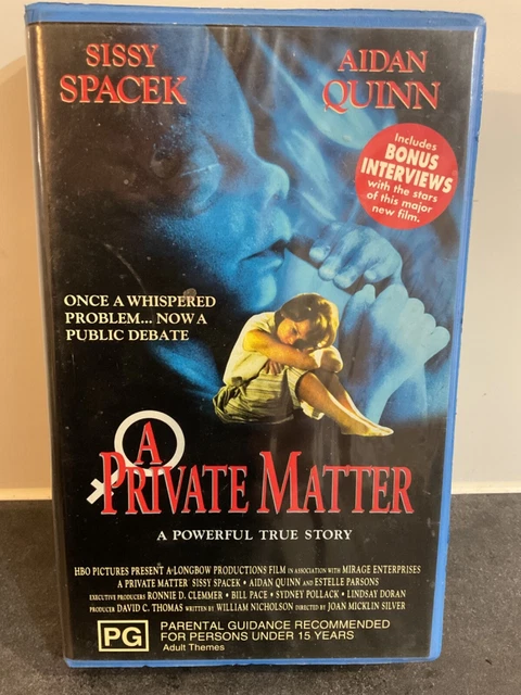 A PRIVATE MATTER VHS/PAL True Story SISSY SPACEK EX RENTAL  