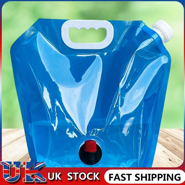 ❀ Camping Folding Water Bag No Leakage Water Container with Faucet Pouch (10L)