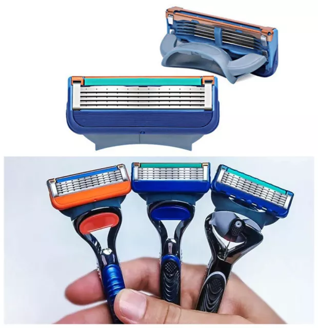 5 Blades for Gillette Fusion Razor Shaving Shaver Trimmer Refills Cartridges