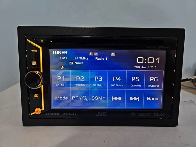 JVC KW-V31BT DOUBLE Din Bluetooth Car Radio Stereo Cd Dvd Usb Player