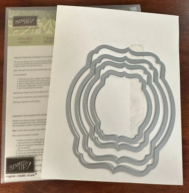 Troqueles Stampin Up Framelit ~ etiquetas decorativas 130102 ~ J7