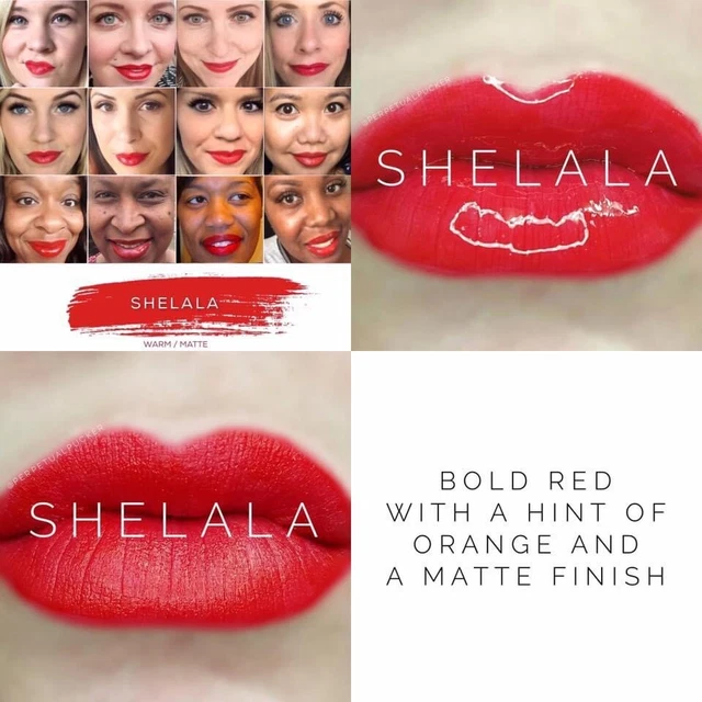 SHELALA LipSense Retirado Nuevo y Sellado TAMAÑO COMPLETO Color Líquido de Labios por SeneGence