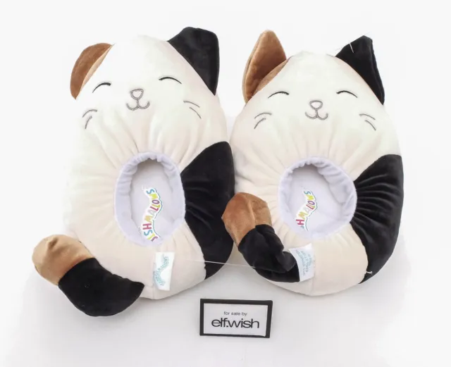 Squishmallows Cam Cameron The Calico Cat Slippers Set Unisex Uk Size 6/7 Bnwt 2