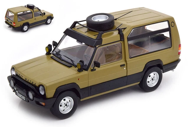 Miniature voiture auto 1/18 Matra Rancho Grand Raid Jeep Modélisme diecast