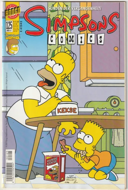 ✪ SIMPSONS COMICS #125, Panini/Bongo Comics 2007 COMICHEFT Z1/1-