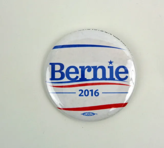Bernie Sanders For President 2016 Official Campaign Pinback Pin Button A