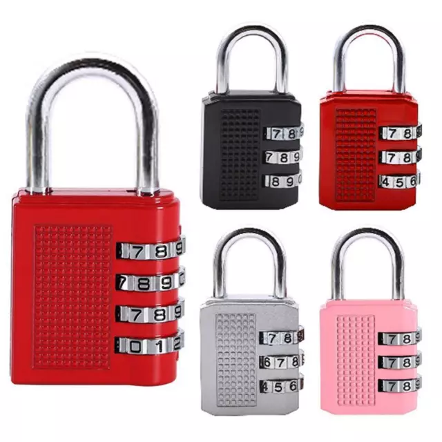 Metal Dial Password Digit Code Combination Lock Tool Security Suitcase Y59C 3