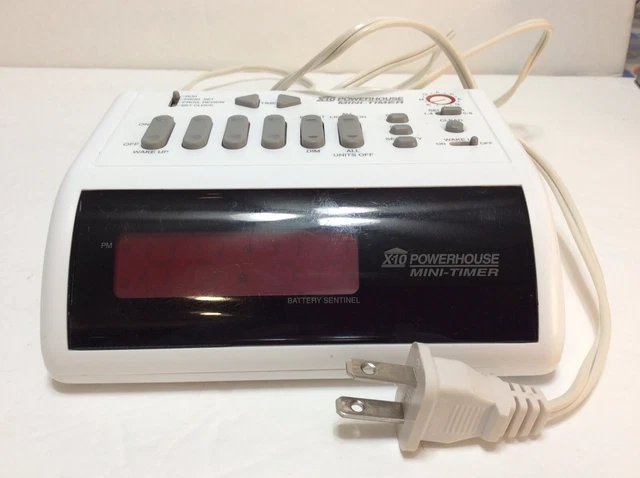 Minuterie Programmable X10 Powerhouse MT522 - Prise Programmable, Sécurité, Réveil