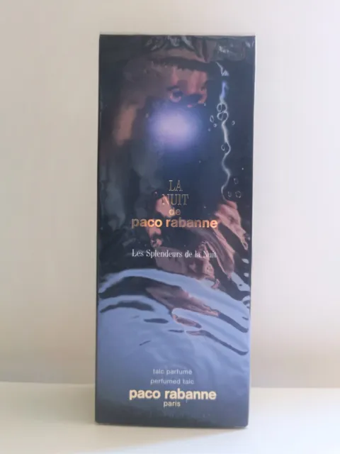 Paco Rabanne La Nuit De Paco Rabanne Talc Parfume 100 G Neuf Rare