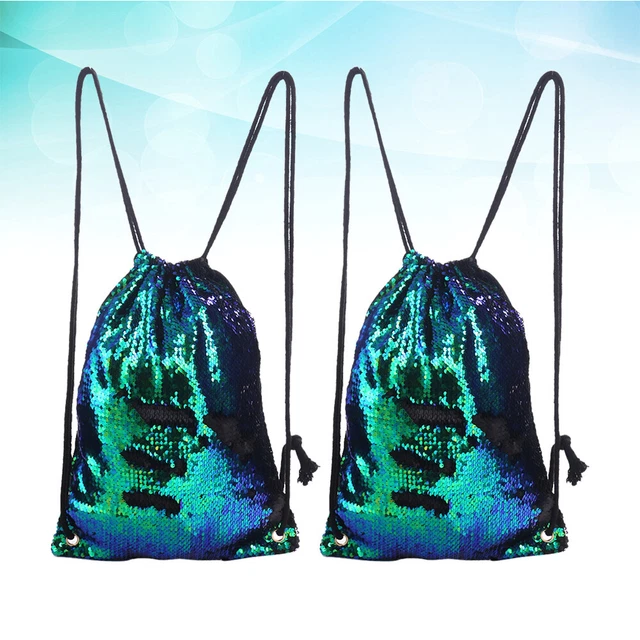 Mochila De Viaje Para Mujer Canvas Gym Sack Drawstring Bag Miss