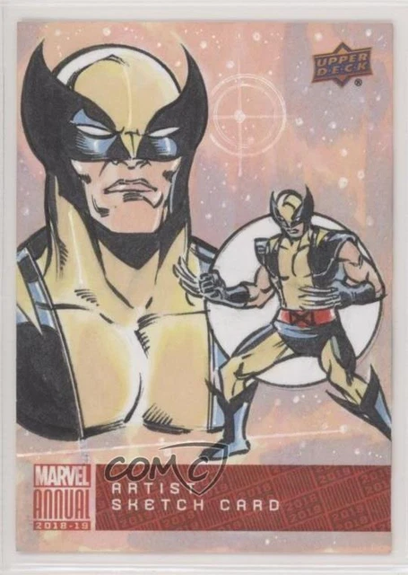 2018 Marvel Annual Pack Wars Sketch Card Achievements 1/1 Mitch Ballard Auto p1l