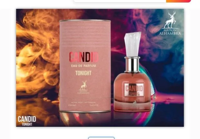 Candid EDP Perfume  By Maison Alhambra  3.4oz  arabic long lasting 🛑READ