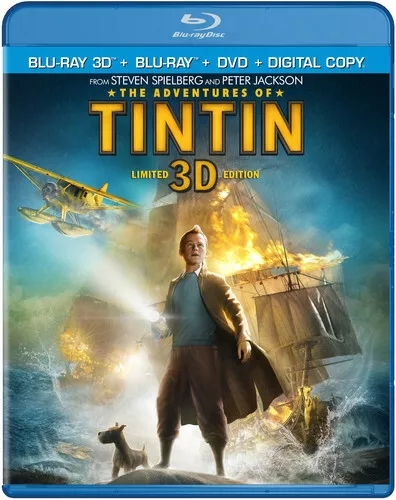 THE ADVENTURES OF Tintin [Three-Disc Combo: Blu-ray 3D / Blu $6.55 ...