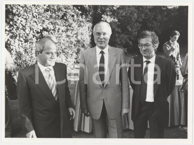 1985 ca ITALIA - COSTUME Ivo GRIPPO Lelio LAGORIO a un evento - Foto 24x18 cm