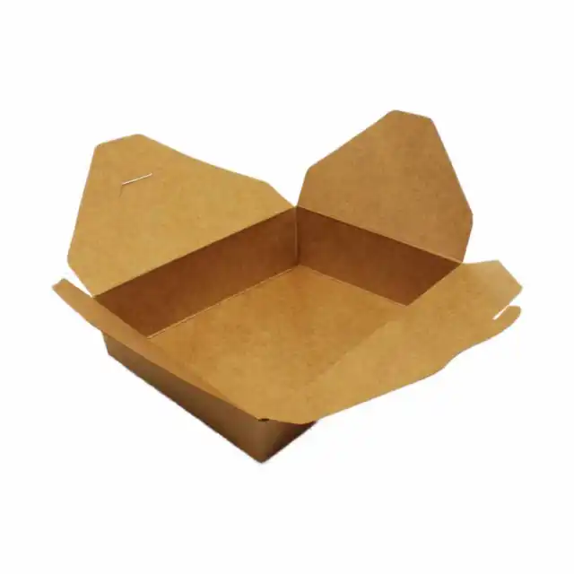 Menübox Lunchbox Foodbox Einweg Take-Away Pappe Faltbox ab 50 Stück mit FSC 3