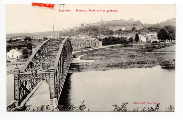 LIVERDUN Meurthe et moselle CPA 54 vue du nouveau pont et vue génerale