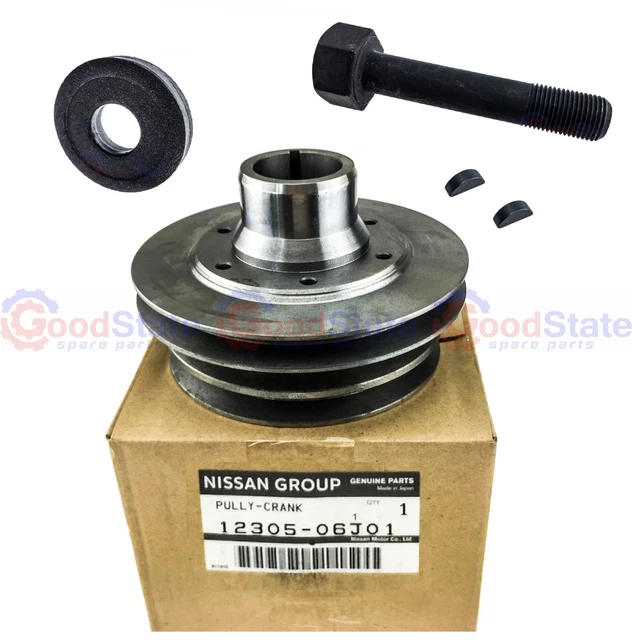 GENUINE NISSAN PATROL GQ Y60 TD42 Harmonic balancer damper pulley kit