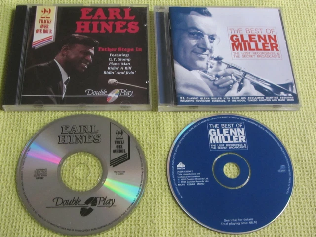 Earl Hines And His Orchestra Father Steps In & Glen Miller Best of  2 CD Albums