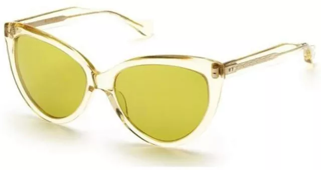 Authentic DITA Eclipse 22021-C-NUD-58 Sunglasses Nude Crystal /yellow *NEW* 58mm