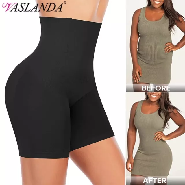 Lady Waist Trainer Body Shaper High Waist Shapewear Tummy Control Boned Pants UK