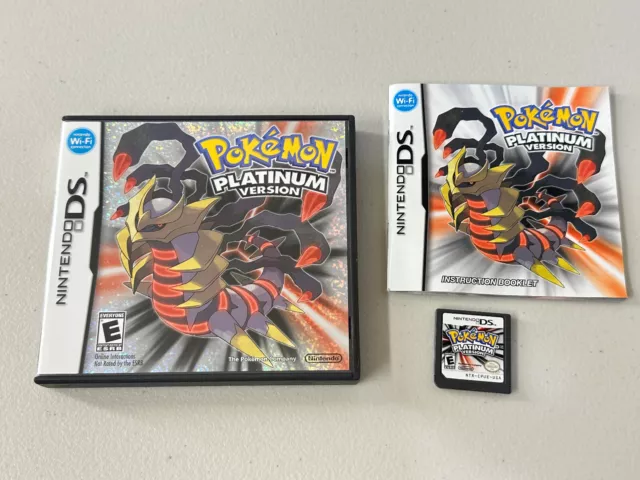 Pokemon Platinum Version (Nintendo DS) Complete w/Game/Case/Booklet