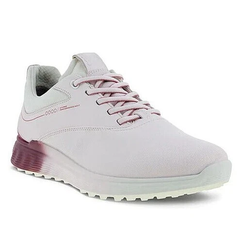 Ecco S-THREE Femmes Chaussures de Golf Rose