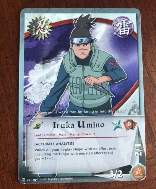Naruto TCG - SR-087 - Iruka Umino