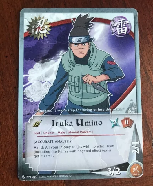 Iruka Umino - N-1235 - Common - 1st Edition - Naruto Singles » Weapons of  War - Pro-Play Games