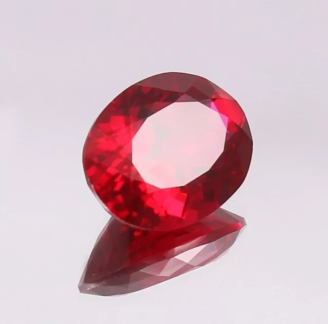 5.00 Cts Natural Mozambique Red Ruby Oval Cut Certified Huge Gemstone Z644