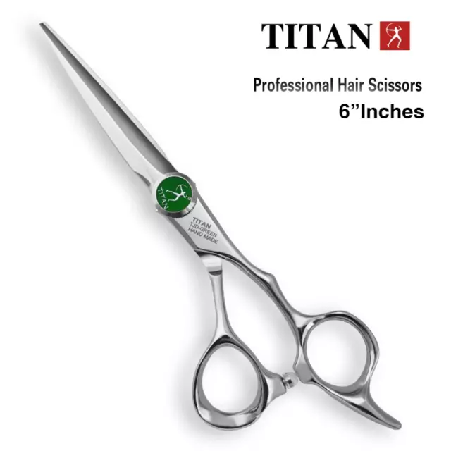 Titan Japanese Style Hair Cutting Scissors 6'' Barbers Professional 440C Sharp
