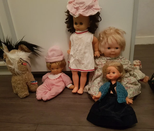LOT de 5 POUPÉES COROLLE, Vanille, MIMI Poupette, Mini-Calins et
