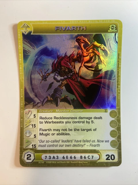 Chaotic Card Fivarth Max Energy MP