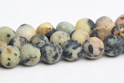 Natural Matte Old Ore African Turquoise Grade AA Round Loose Beads 6/8/10MM
